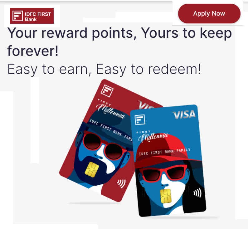 idfc first millennia credit card rewards