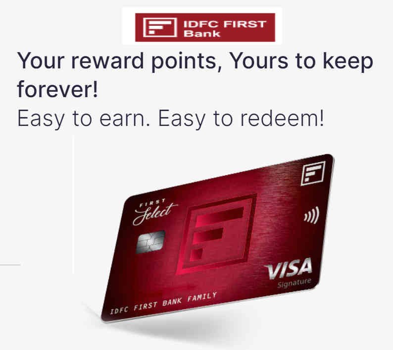 IDFC First Select Credit Card Reward