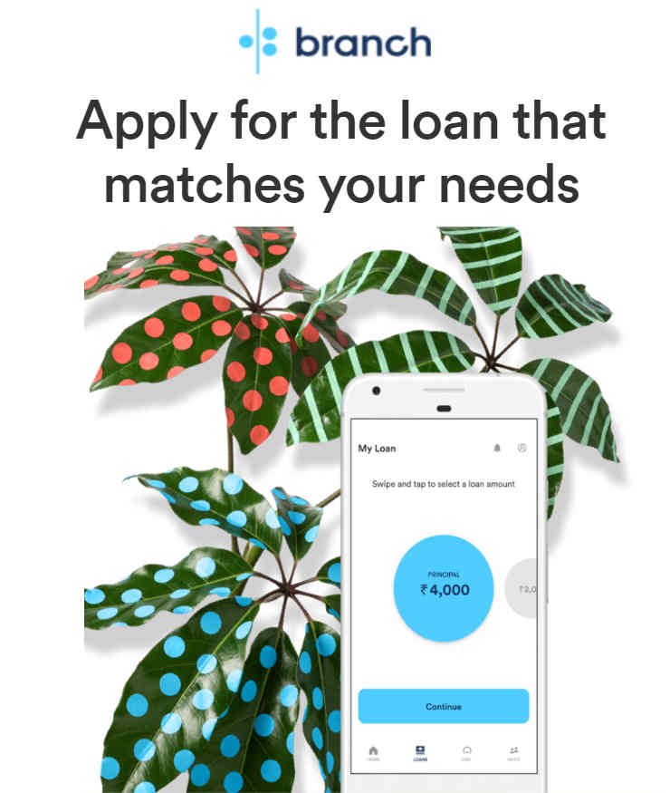 branch loan app loan process