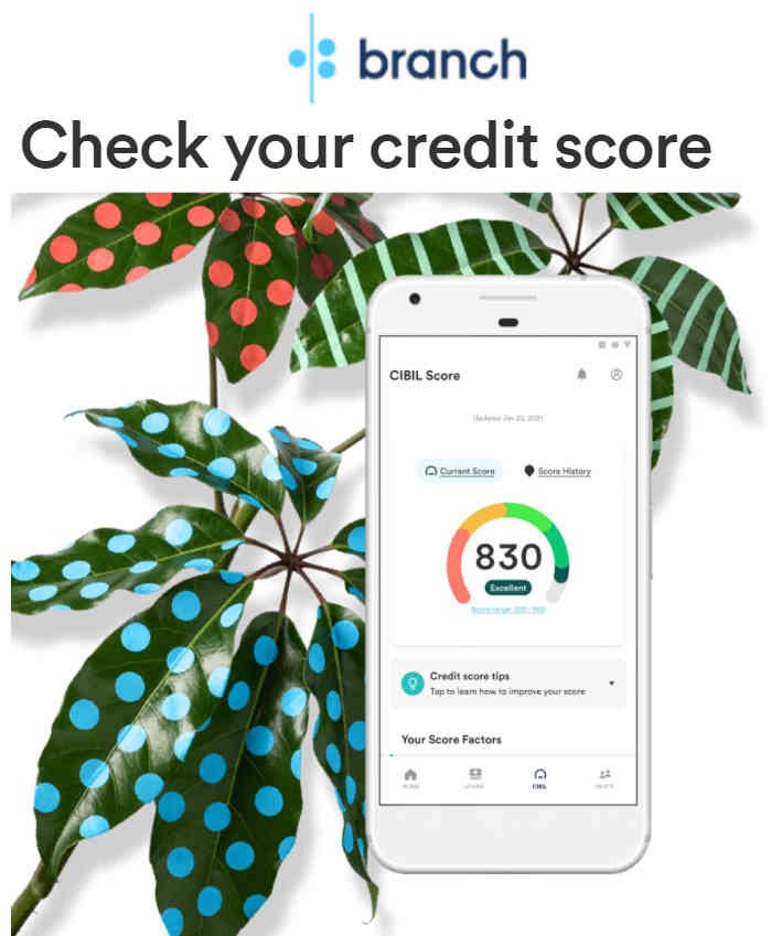 branch app free Cibil score check