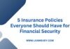 5 Insurance Policies Everyone Should Have for Financial Security